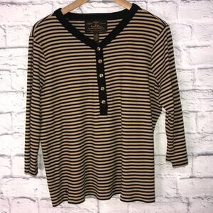 Striped Plus LRL Ribbed Shirt
